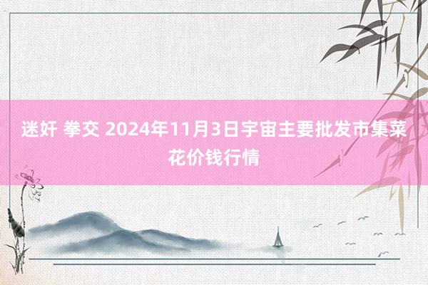 迷奸 拳交 2024年11月3日宇宙主要批发市集菜花价钱行情